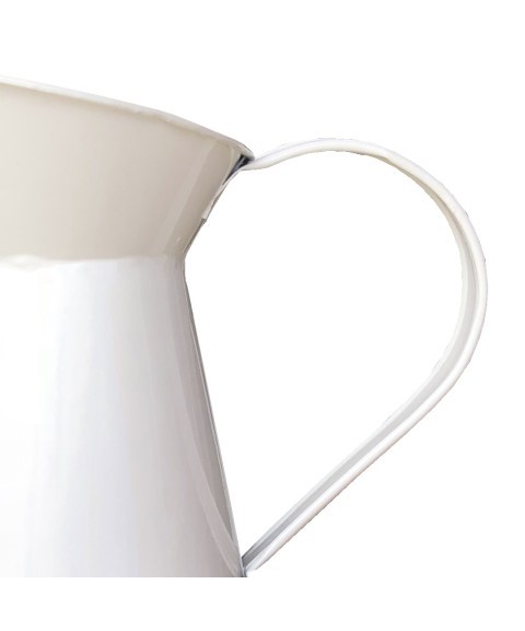 JARRITA DE METAL LACADA BLANCO