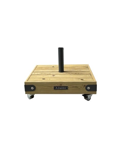 Base Parasol BOX 6 con Ruedas 50 kg - Pie Central
