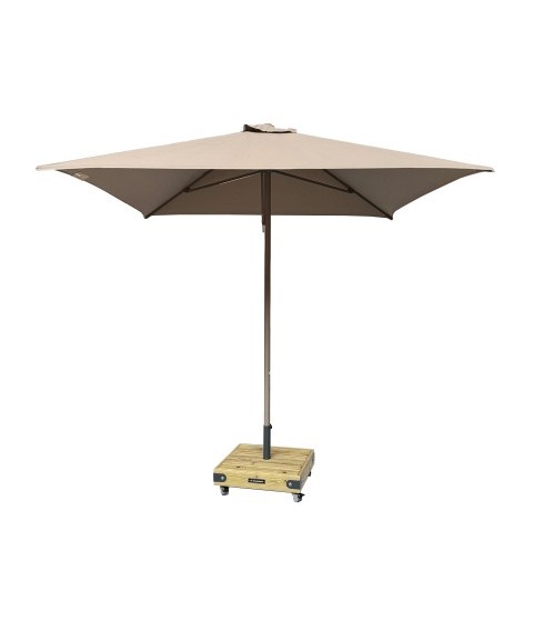Base Parasol BOX 6 con Ruedas 50 kg - Pie Central