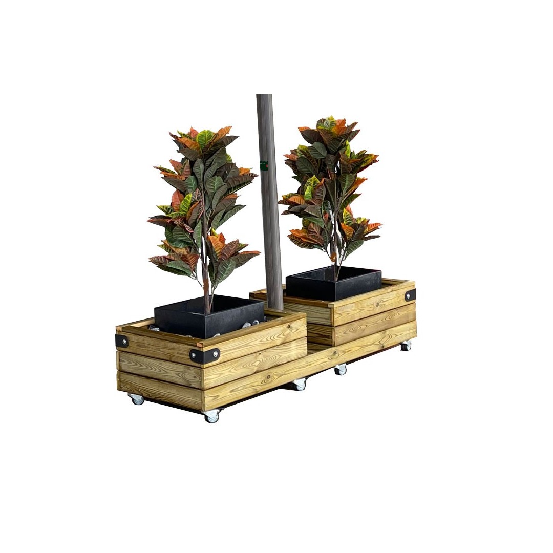 Base Parasoles NOVA DUO con Ruedas 175 kg