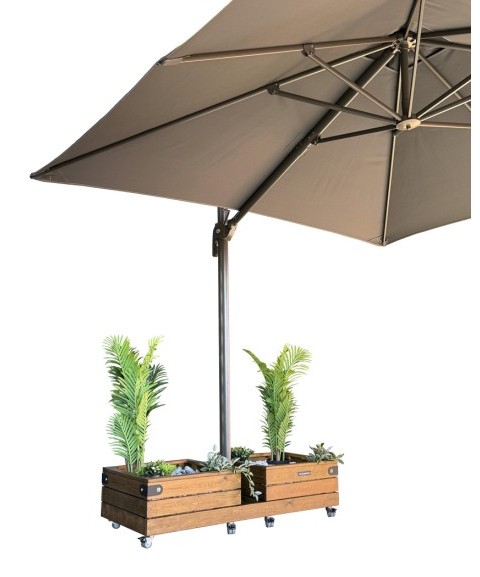 Base Parasoles NOVA DUO con Ruedas 175 kg