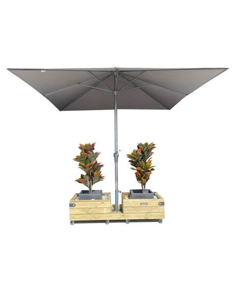 Base Parasoles NOVA DUO con Ruedas 175 kg