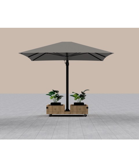 Base Parasoles NOVA DUO con Ruedas 175 kg