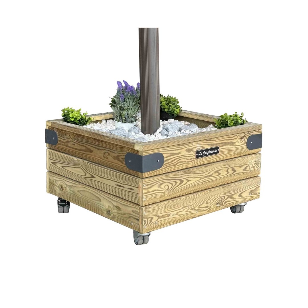 Base Parasol CUBO con Ruedas 140 kg