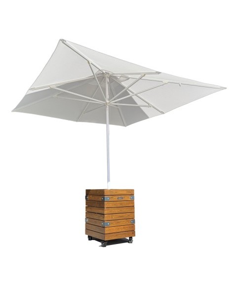 Base Parasol MESA DADO con Ruedas 200 Kg