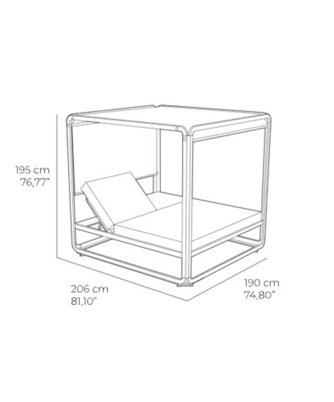 Cama Balinesa IBIZA XL de EZPELETA