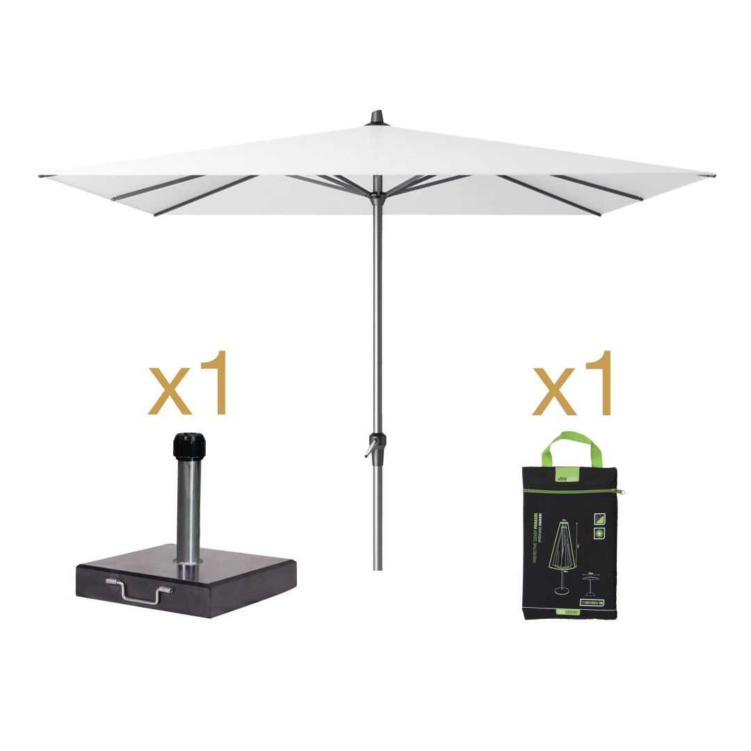 Pack Parasol RIVA + Base ROMA + Funda