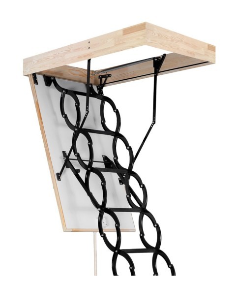 ESCALERA DE TECHO DE HIERRO