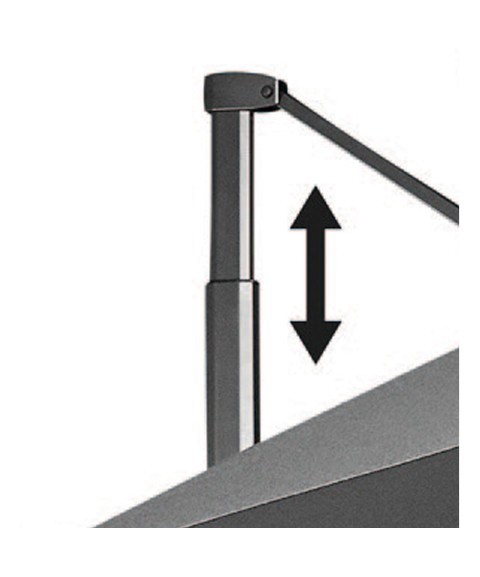 Pack Parasol TELESCÓPICO + Base DADO 3 + Funda
