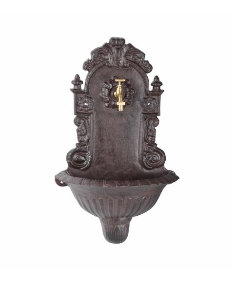 Fuente de Pared con Grifo de Hierro