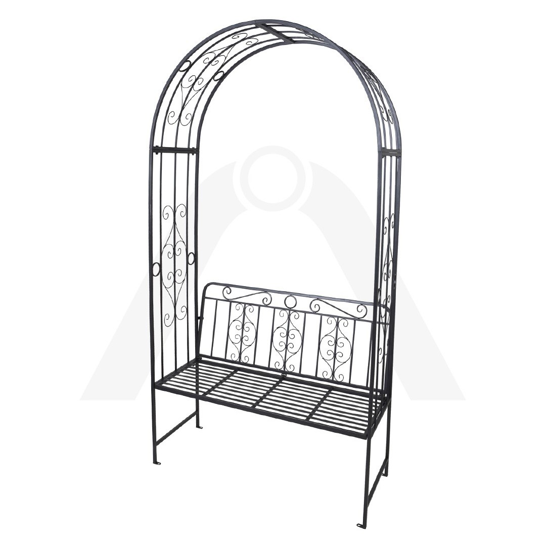 BANCO DE JARDÍN CON ARCO