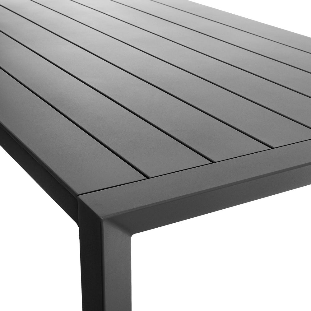 Mesa de alumínio para 6-8 lugares