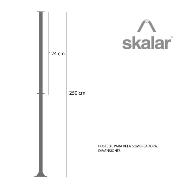 Poste para Vela Sombreadora