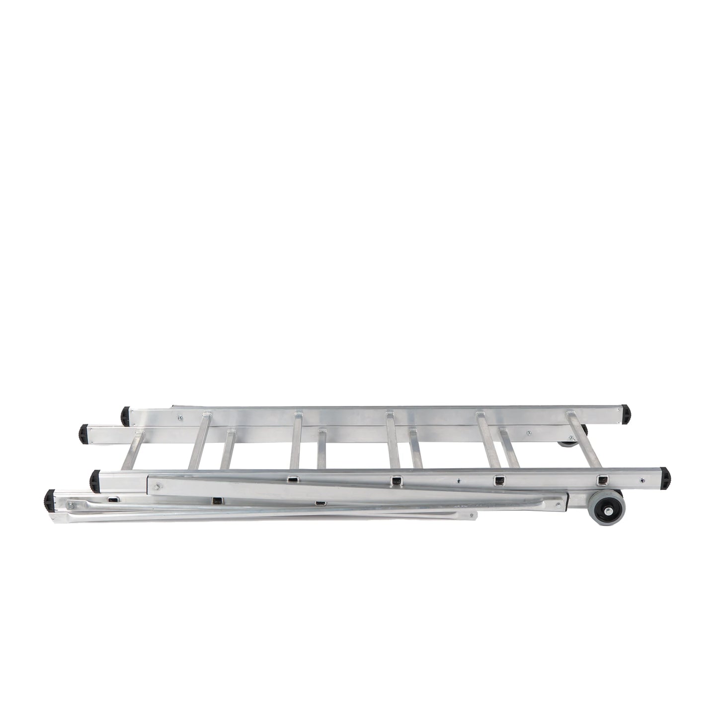 Andamio de aluminio KID plegado con certificación de seguridad EN-131.