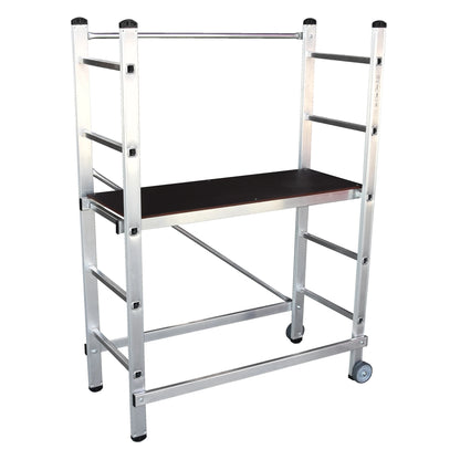Andamio de aluminio plegable KID con certificación de seguridad EN-131.