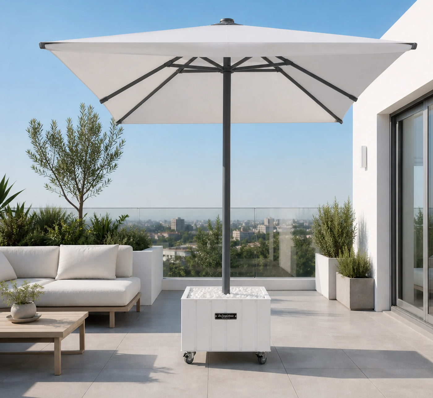 Base Parasol VULKANO con Ruedas 140 kg