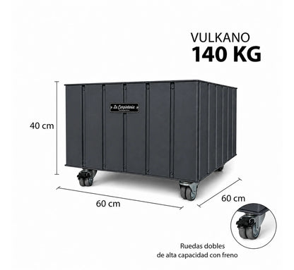 VULKANO Parasol Base with Wheels 140 kg