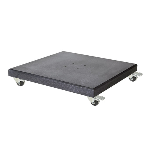 Base de granito premium MODENA de 90 kg para sombrillas de brazo lateral.