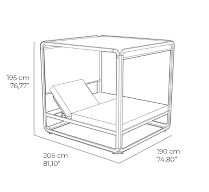 Cama Balinesa IBIZA XL de EZPELETA