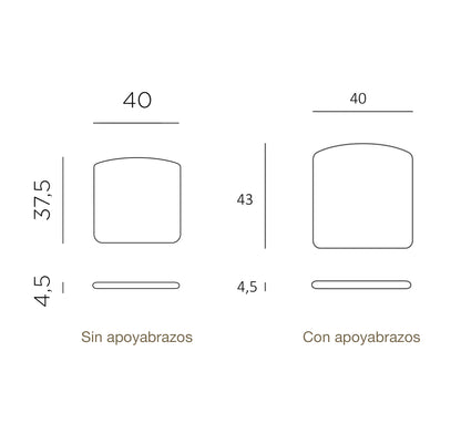 Cojín para Silla DOGA de NARDI
