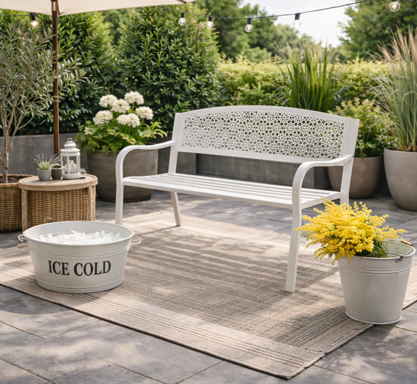 White Garden Set
