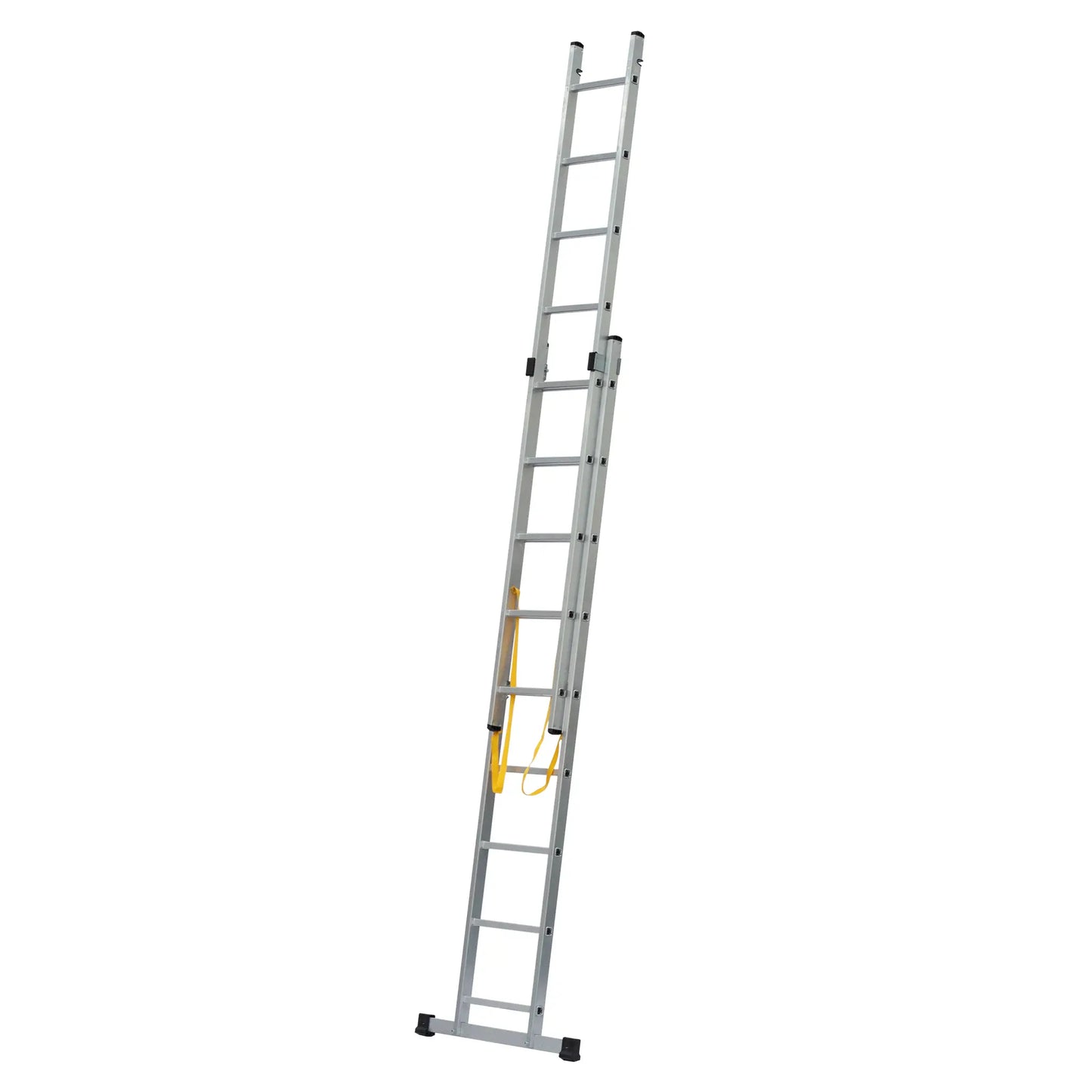Escalera Big Boy extendida para trabajos de mantenimiento exterior en fachadas.
