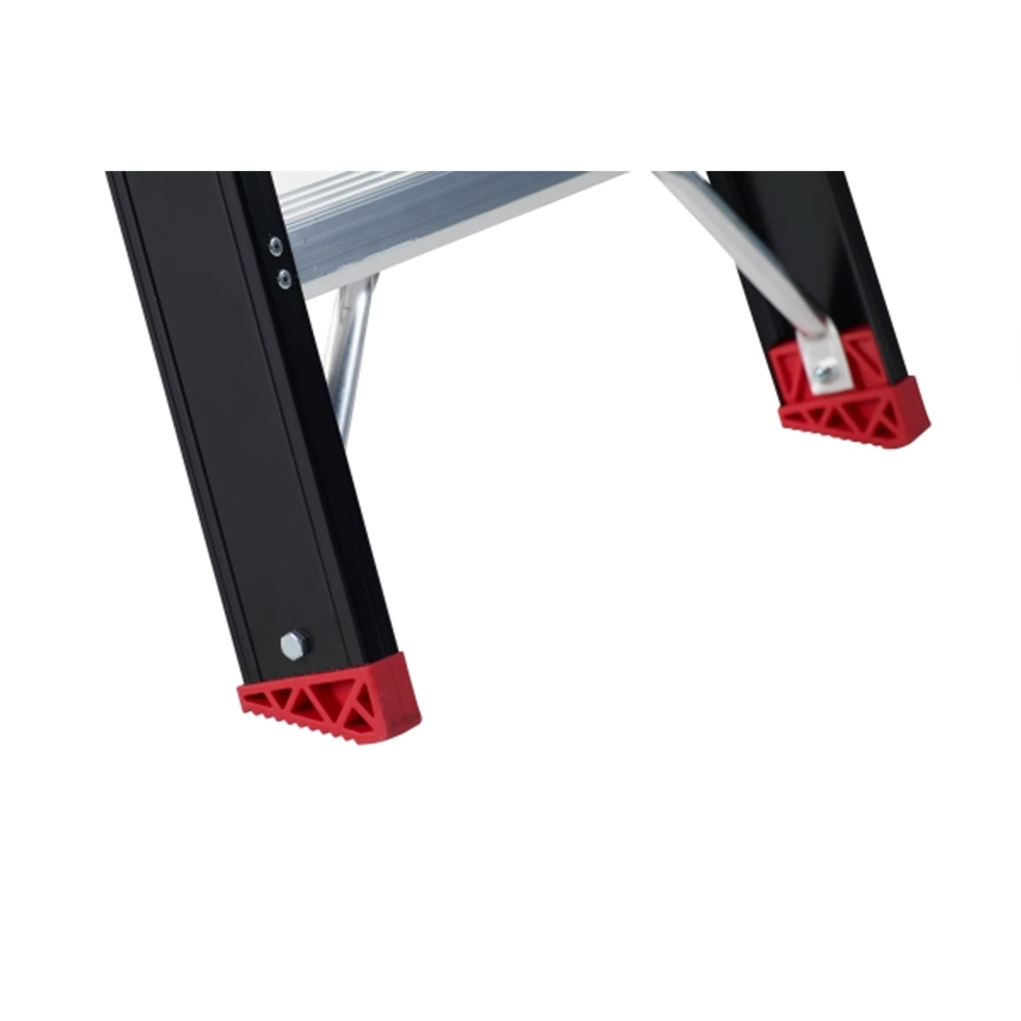 Apoyo ergonómico de la escalera Taurus para almacén.