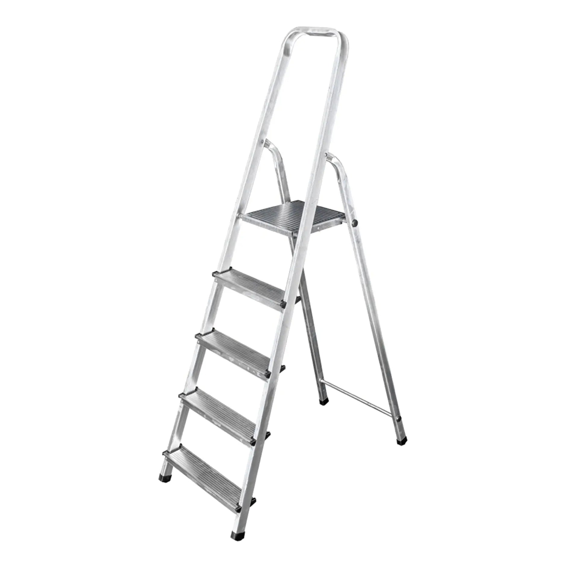 Escalera doméstica de aluminio Mundocies plegable para hogar y oficina certificada EN-131.