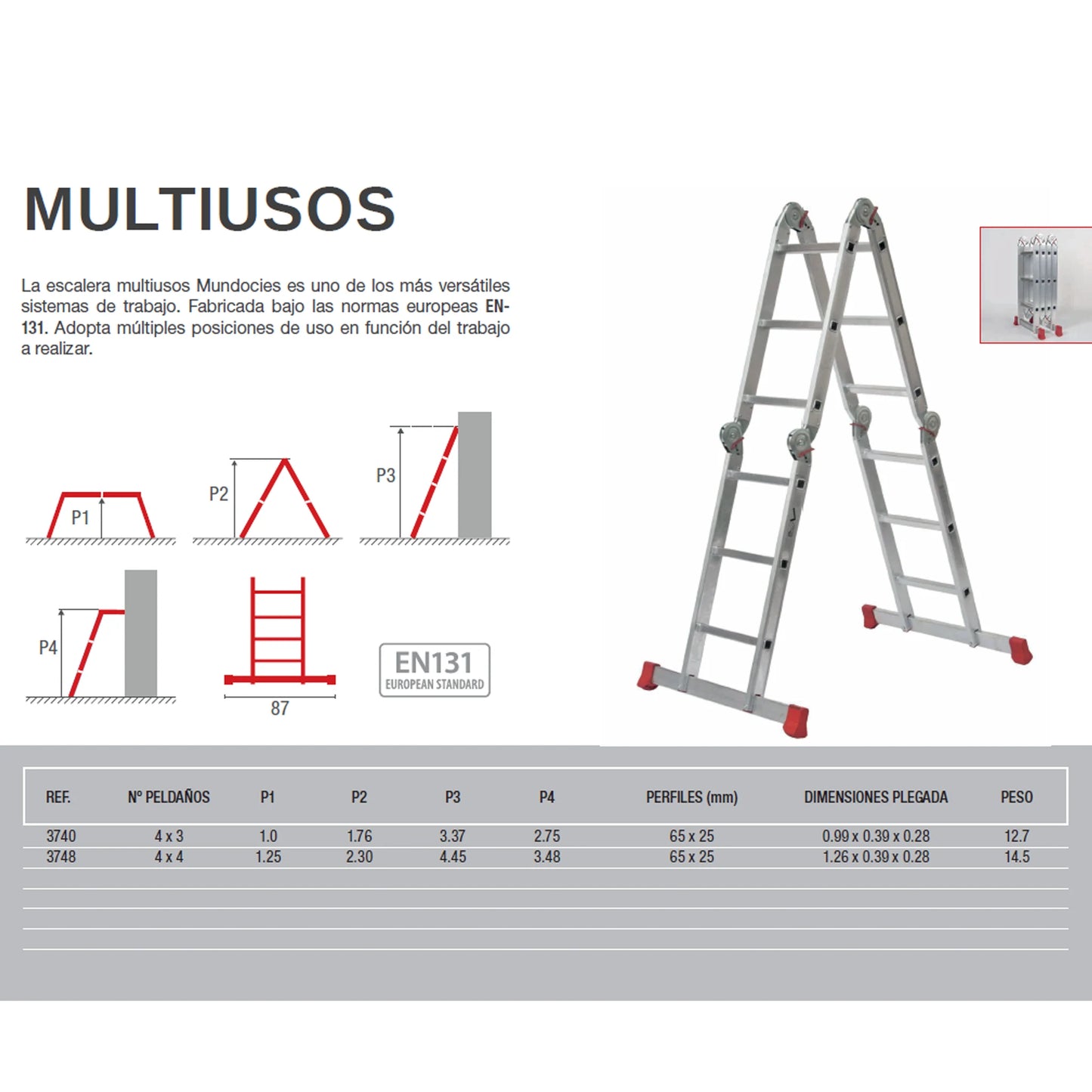 Escalera MULTIUSOS