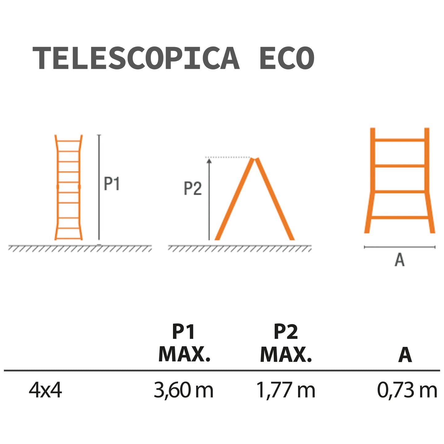 Escalera Telescópica ECO