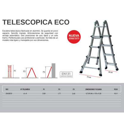 Escalera Telescópica ECO