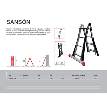 Escalera Telescópica SANSÓN