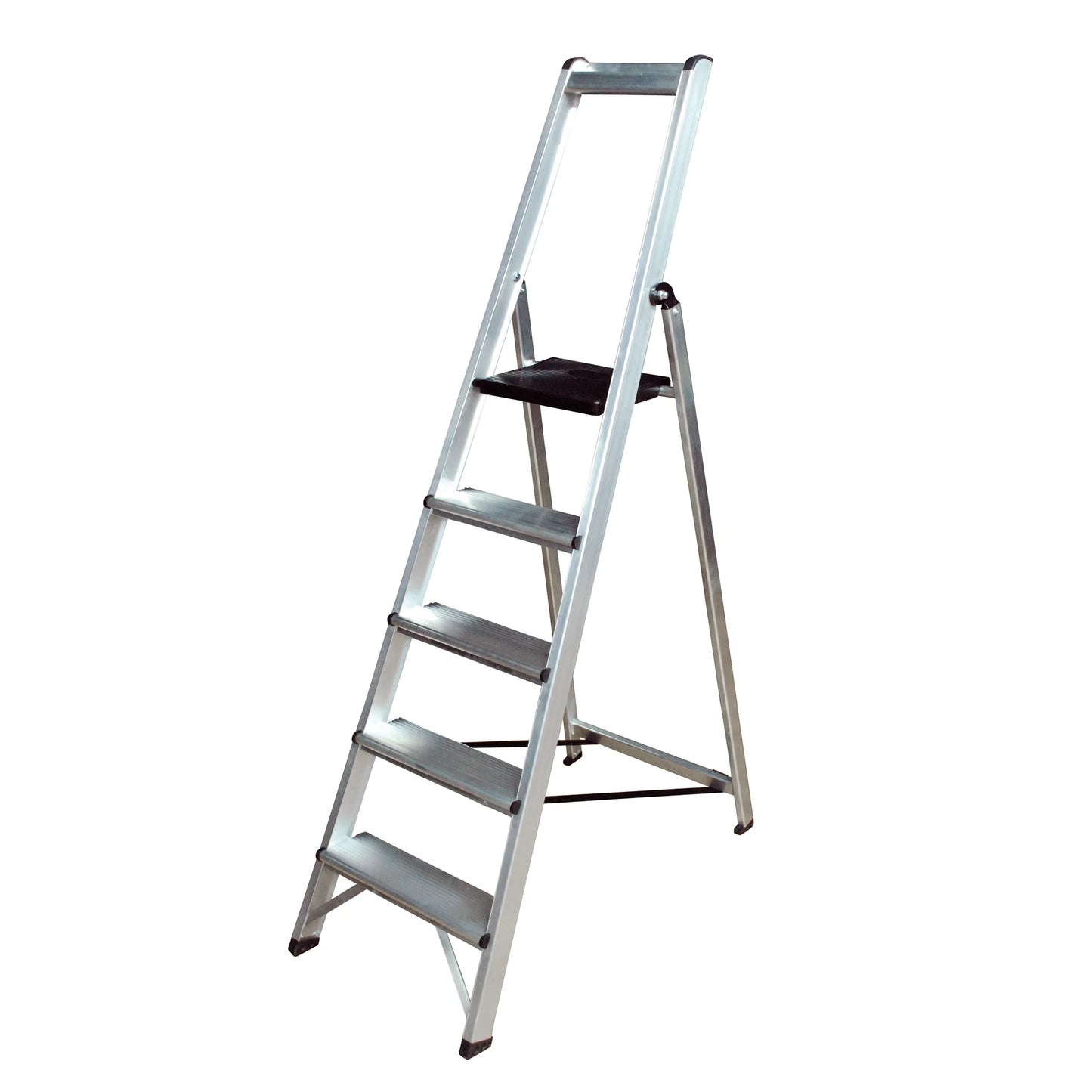Escalera profesional Urbana Plus de aluminio con soldadura robótica y peldaños de 12 cm.