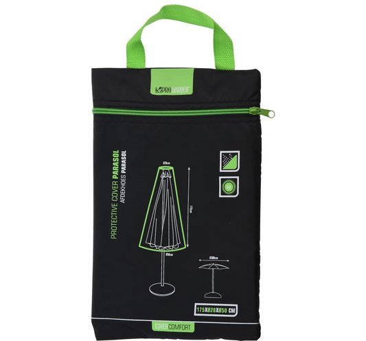 Funda protectora BASIC de 175 cm para sombrilla de pie central.