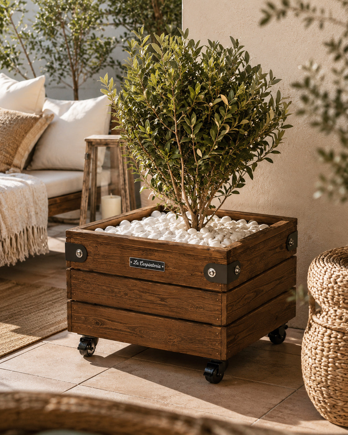 Jardinera de Madera CUBO 3