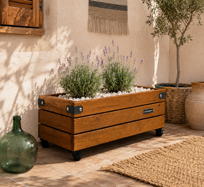 Jardinera de Madera CUBO 3 Rectangular