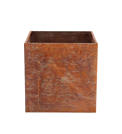 Jardinère en acier corten