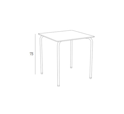 Mesa RODAS de EZPELETA 4 Plazas