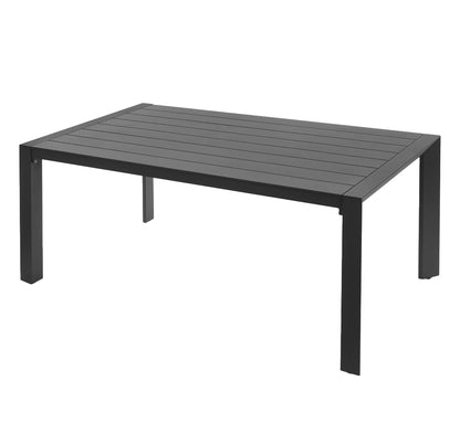 Mesa de alumínio para 6-8 lugares