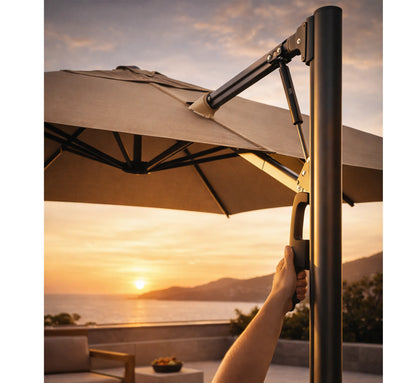 KETTLER EASY TRACK 300x300 cm Cantilever Parasol