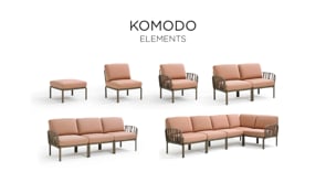 Elemento Central KOMODO de NARDI