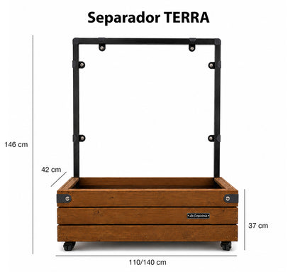 Separador TERRA de Metacrilato