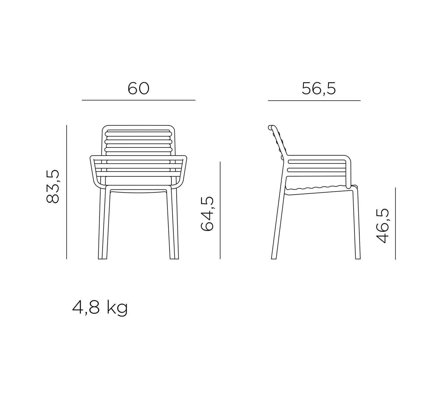 Silla DOGA de NARDI