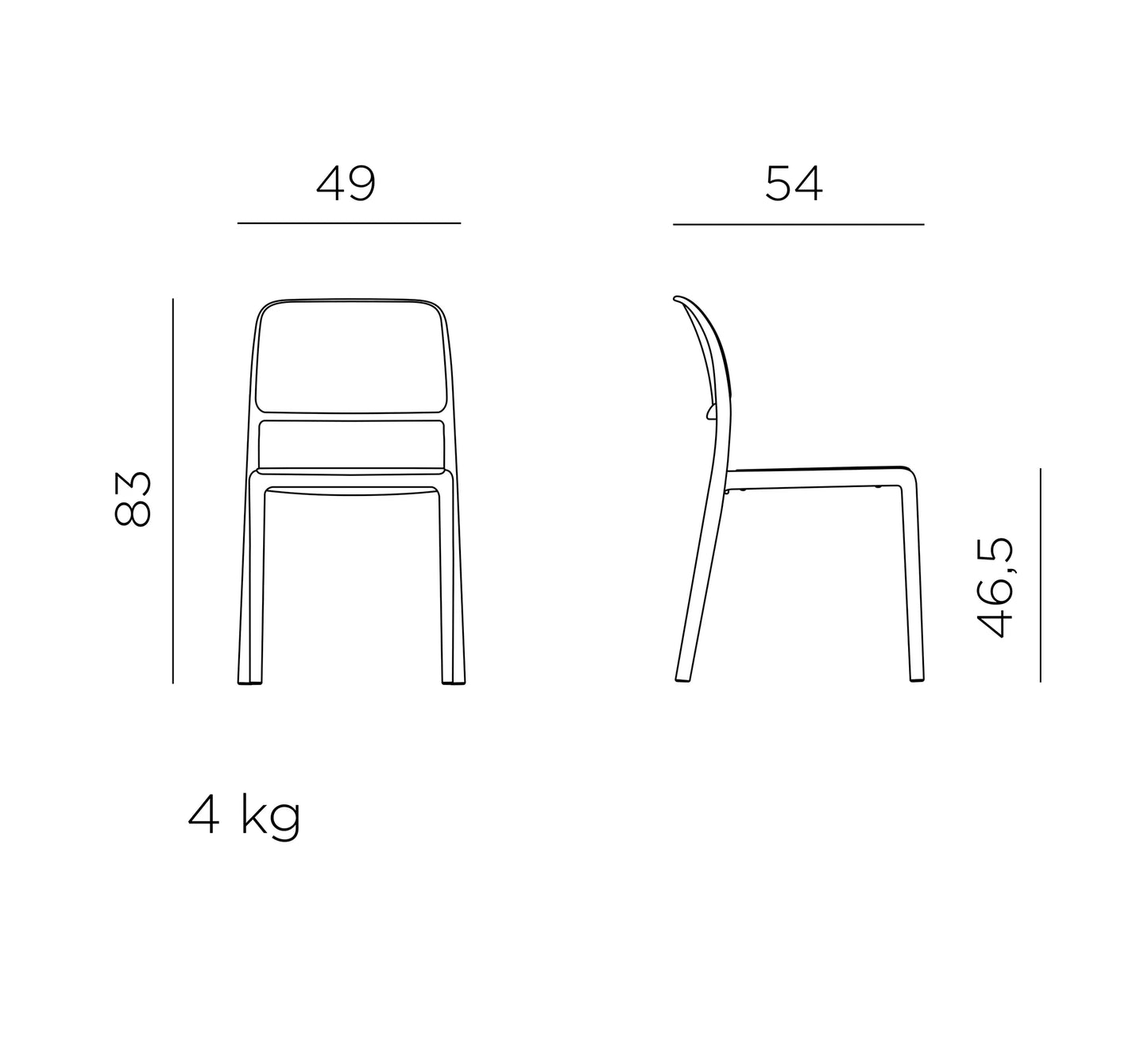 Silla RIVA de NARDI