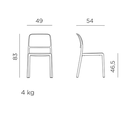 Silla RIVA de NARDI