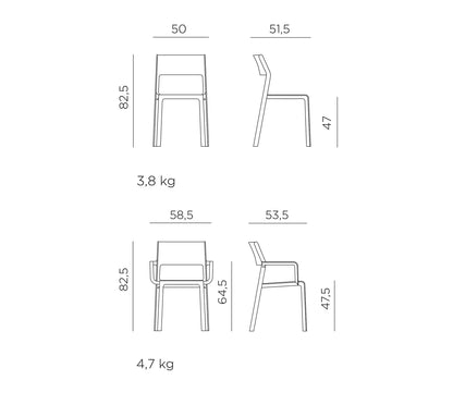 Silla TRILL de NARDI