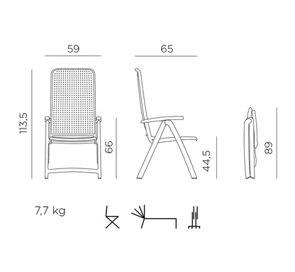 Sillón Reclinable DÁRSENA de NARDI
