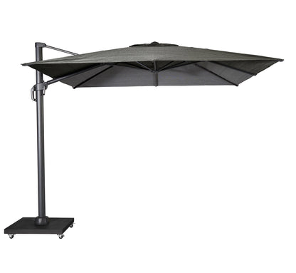 Parasol lateral NESLING COOLFIT de 3x3 metros con tejido microperforado.