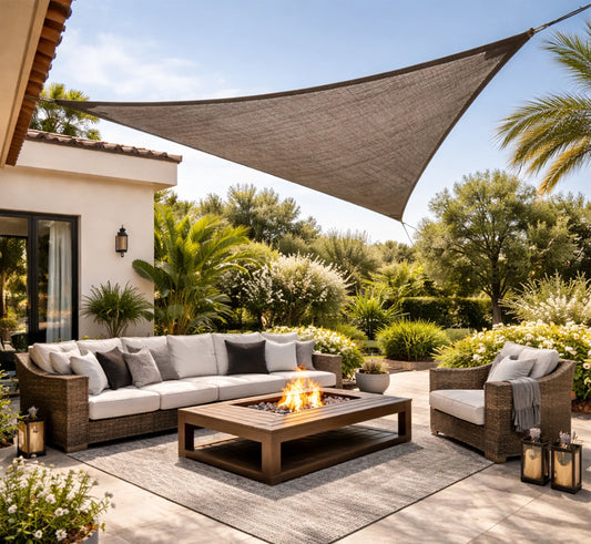 Vela sombreadora triangular COOLFIT profesional.